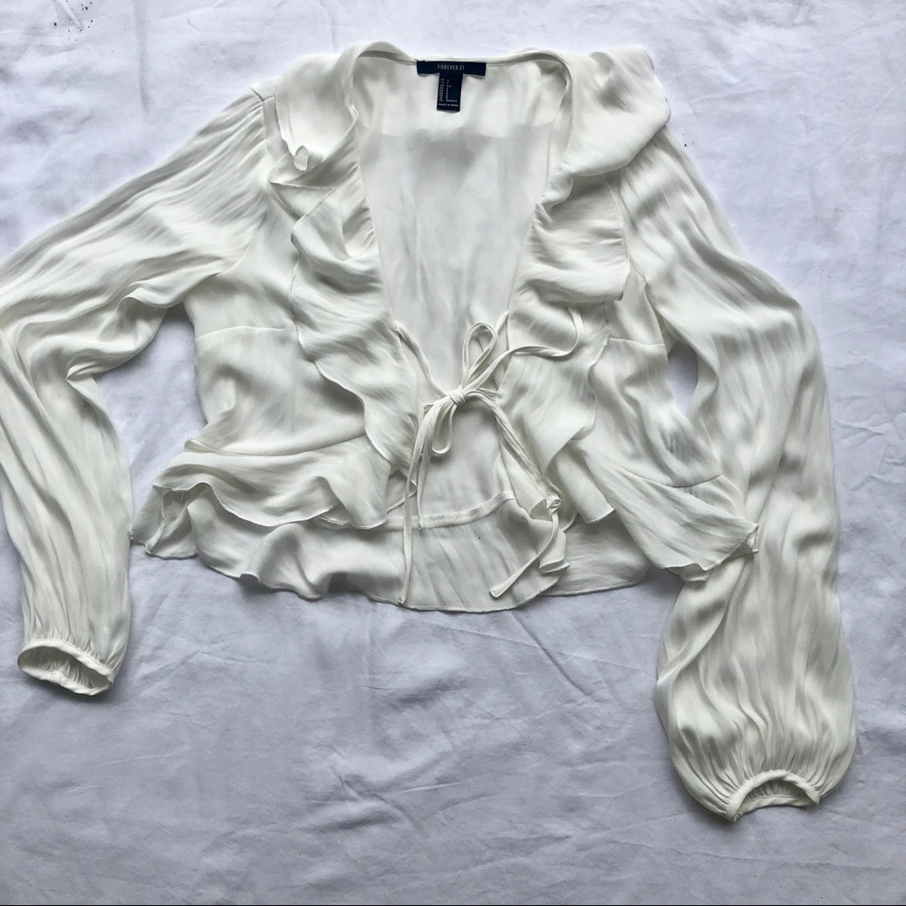 Forever 21 white blouse.